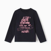 Свитшот детский, цвет тёмно-синий, рост 110 см Свитшот детский, цвет тёмно-синий, рост 110 см