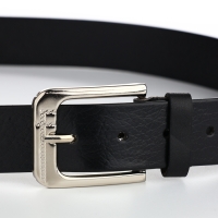 Ремень мужской, ширина 3,5 см, винт, пряжка металл, цвет чёрный Ремень мужской, ширина 3,5 см, винт, пряжка металл, цвет чёрный