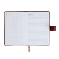 Ежедневник недатированный А5, 140 листов в клетку, с калькулятором, обложка пвх, МИКС Ежедневник недатированный А5, 140 листов в клетку, с калькулятором, обложка пвх, МИКС