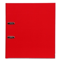 Папка-регистратор А4, 75 мм, Lamark, ПВХ, двухстороннее покрытие, металлическая окантовка, карман на корешок, собранная, красный/красный Папка-регистратор А4, 75 мм, Lamark, ПВХ, двухстороннее покрытие, металлическая окантовка, карман на корешок, собранная, красный/красный
