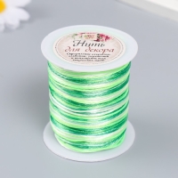 Шнур для творчества "Зелёный лес" намотка 90&plusmn;2 м толщина 1 мм 7х5,6х5,6 см