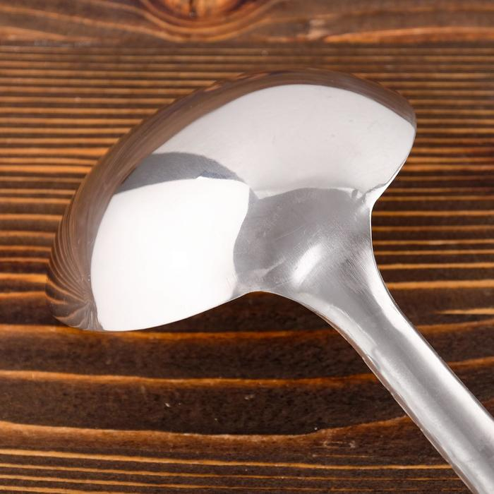 Поварешка для казана узбекская 42см, диаметр 12см с деревянной ручкой