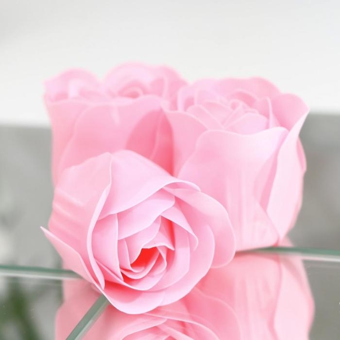 Мыльные розочки, розовые, набор 9 шт. Мыльные розочки, розовые, набор 9 шт.