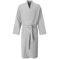 Халат вафельный Kimono, светло-серый, размер XL/XXL