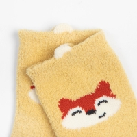 Носки детские махровые со стопперами MINAKU, цвет жёлтый, размер 10-12 см Носки детские махровые со стопперами MINAKU, цвет жёлтый, размер 10-12 см