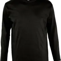 Футболка мужская с длинным рукавом Monarch 150 черная, размер M