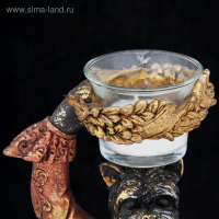 Подсвечник полистоун "Английский шарж-Пёс вояка" 29х10х11,3 см Подсвечник полистоун "Английский шарж-Пёс вояка" 29х10х11,3 см