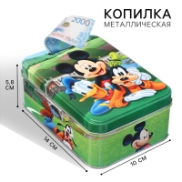 Копилка 14х10х5.8 см, металл, Микки Маус Копилка 14х10х5.8 см, металл, Микки Маус
