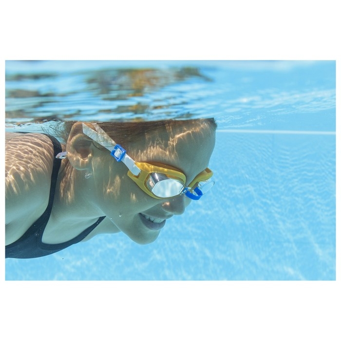 Очки для плавания Wave Crest, от 7 лет, цвет МИКС, 21049 Bestway Очки для плавания Wave Crest, от 7 лет, цвет МИКС, 21049 Bestway