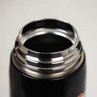 Новый год. Термос новогодний &laquo;Пингвины&raquo; цвет чёрный, 450 мл