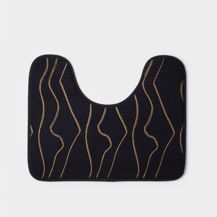 Коврики для ванной и туалета Доляна Lightning, 2 шт: 40×50 см, 50×80 см Коврики для ванной и туалета Доляна Lightning, 2 шт: 40×50 см, 50×80 см