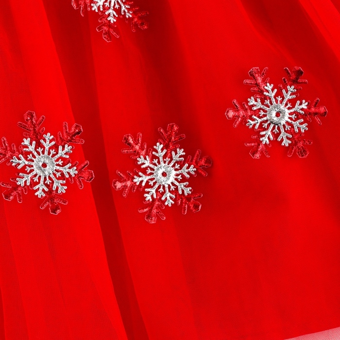 Карнавальный набор &laquo;Яркая санта&raquo;, рост 116-122 см, платье, ободок