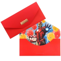 Конверт для денег подарочный. Набор, софт тач, тиснение, 19 х 9 см, Дисней Конверт для денег подарочный. Набор, софт тач, тиснение, 19 х 9 см, Дисней