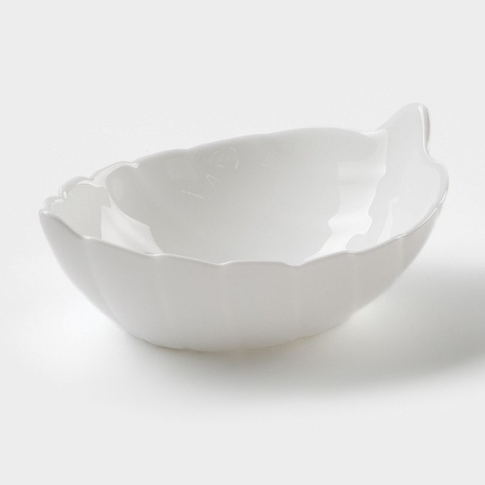 Салатник Avvir &laquo;Лист&raquo;, 200 мл, 14&times;10,5&times;5 см, стеклокерамика