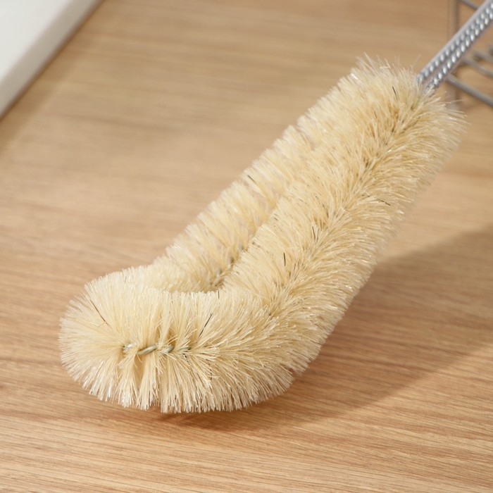 Ёршик для посуды Доляна, 42&times;6 см, цвет МИКС