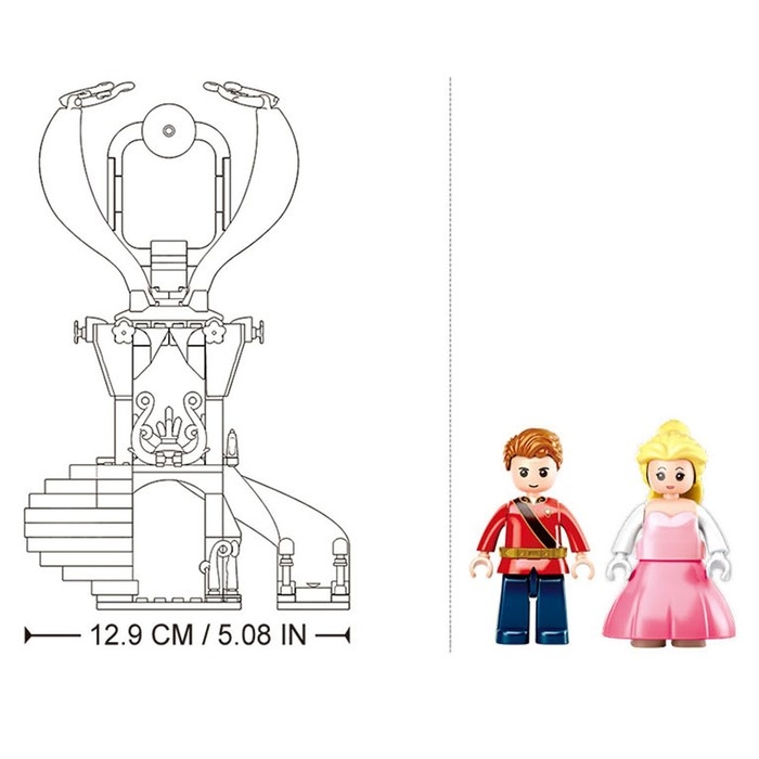Конструктор &laquo;Розовая Мечта. Зимние сказки&raquo;, 247 деталей