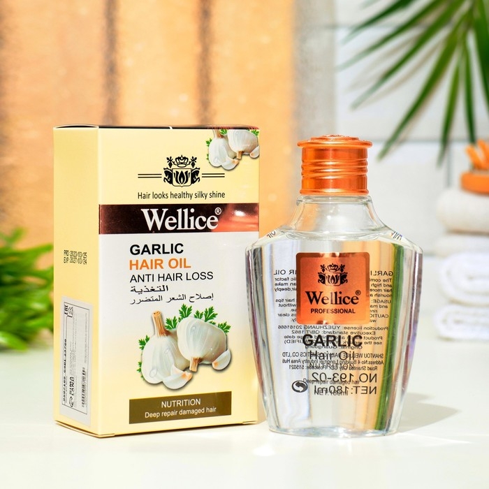 Профессиональное масло от выпадения волос с чесноком, 180 мл Профессиональное масло от выпадения волос с чесноком, 180 мл