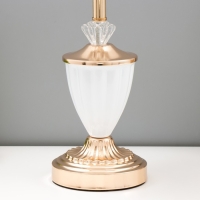 Настольная лампа Анисия E27 40Вт бело-золотой 25х25х43 см RISALUX Настольная лампа Анисия E27 40Вт бело-золотой 25х25х43 см RISALUX