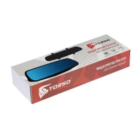 Видеорегистратор TORSO, 2 камеры, HD 1080P, размер 30&times;8.5 см, TFT 3.5, обзор 120&deg;