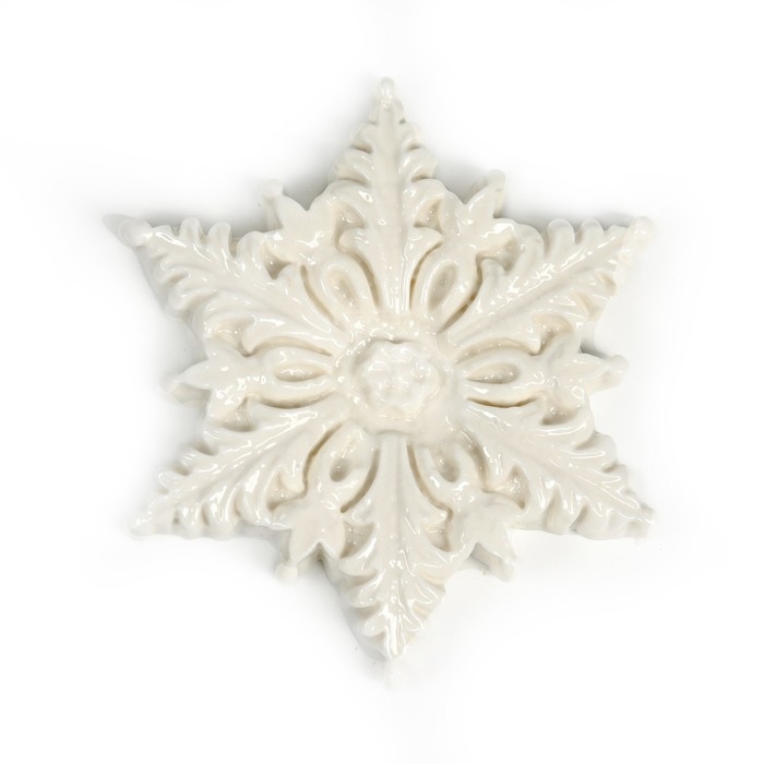 Новый год! Леденец в форме снежинки, со вкусом пломбира &laquo;Желаю счастья&raquo;, 50 г