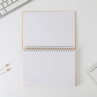 Скетчбук в твердой обложке на гребне &laquo;Живи в кайф &raquo; А5, 80 л, 100 г/м