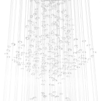 Светильник каскад "Версалия" 5xLED хром 40х40х102см BayerLux