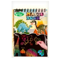 Блокнот-гравюра &laquo;Мир динозавров&raquo;, 10 листов, штихель