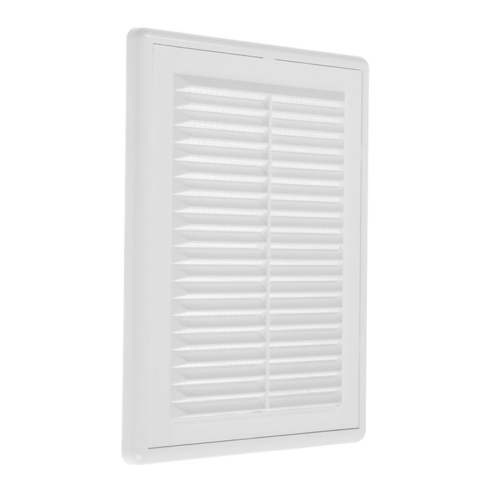 Решетка вентиляционная ZEIN Люкс ЛР150-ОК, 150 x 200 мм, сетка, разъемная, обратный клапан