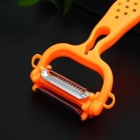 Овощечистка универсальная 6 в 1 Доляна, 20×10 см, цвет МИКС Овощечистка универсальная 6 в 1 Доляна, 20×10 см, цвет МИКС