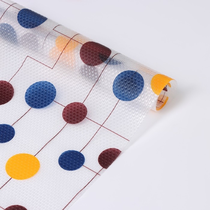 Коврик противоскользящий Доляна Color, 30&times;90 см