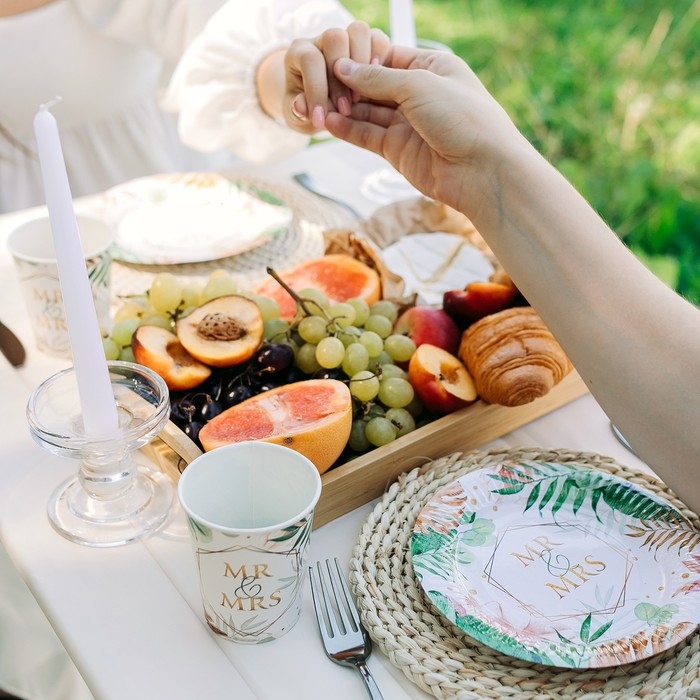 Стакан одноразовый бумажный MR&MRS, набор 6 шт, 250 мл Стакан одноразовый бумажный MR&MRS, набор 6 шт, 250 мл