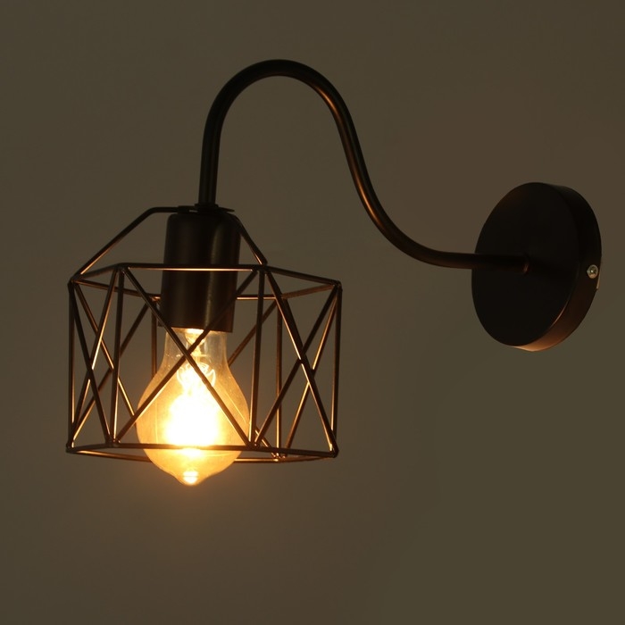 Бра 2530/1 E27 40Вт черный 12х16 см Бра 2530/1 E27 40Вт черный 12х16 см