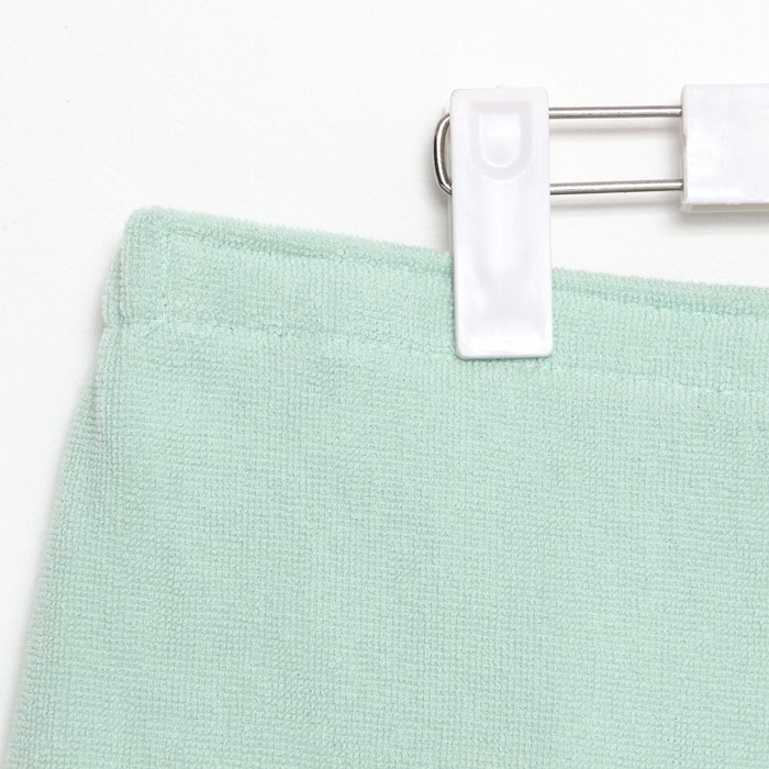 Полотенце банное Экономь и Я &laquo;Парео&raquo; 68х150 см, нежно-бирюз, 100%хл, 320 г/м2