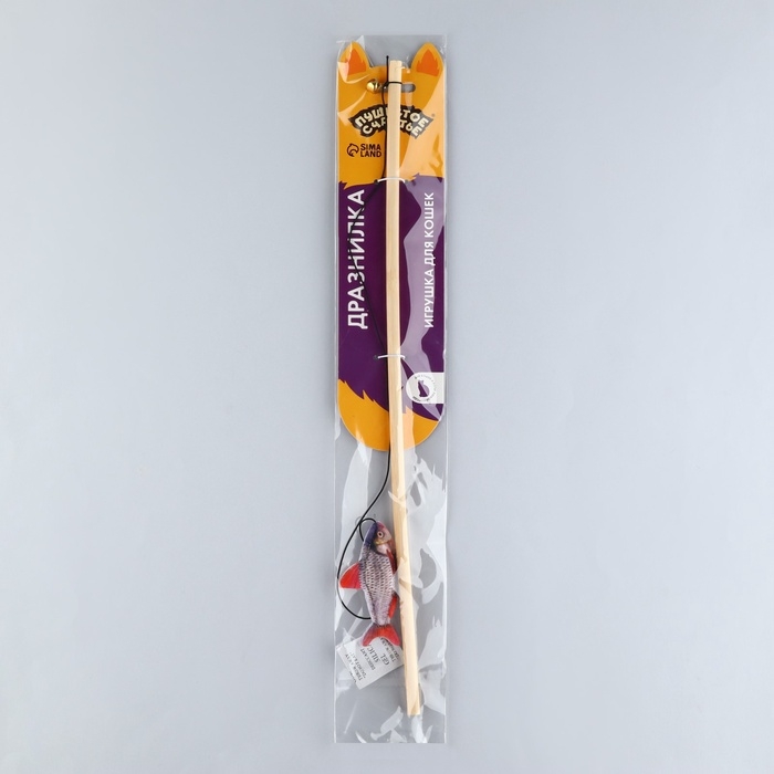 Дразнилка с игрушкой &laquo;Краснопёрка&raquo;, 6,5см