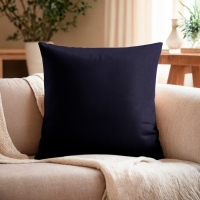 Наволочка декоративная Экономь и Я цвет синий, 40 х 40 см, полиэстер Наволочка декоративная Экономь и Я цвет синий, 40 х 40 см, полиэстер