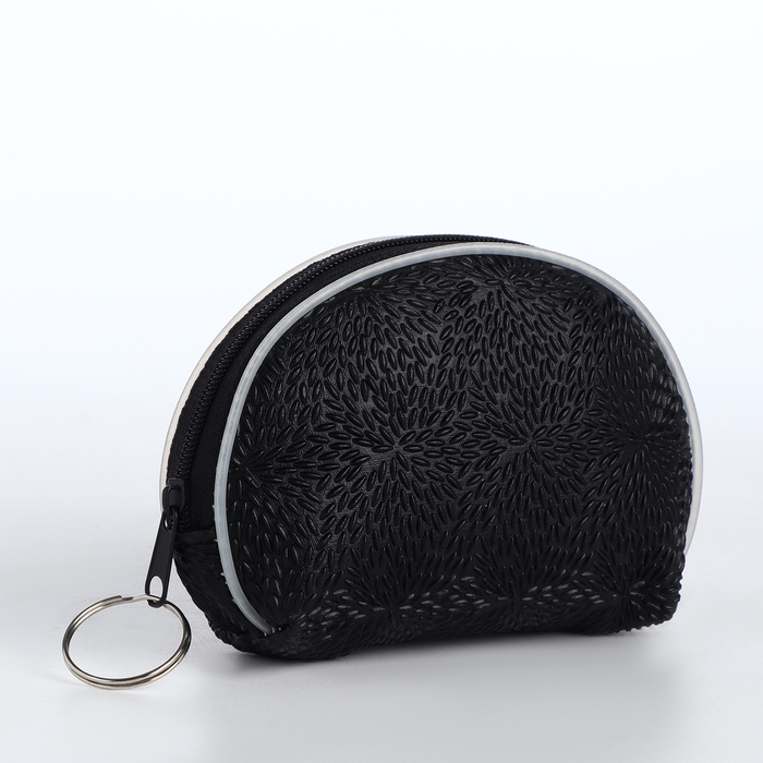 Кошелёк женский на молнии, цвет чёрный Кошелёк женский на молнии, цвет чёрный