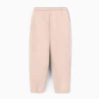 Брюки для девочки MINAKU: Exclusive print, цвет бежевый, Oversize рост 116 см