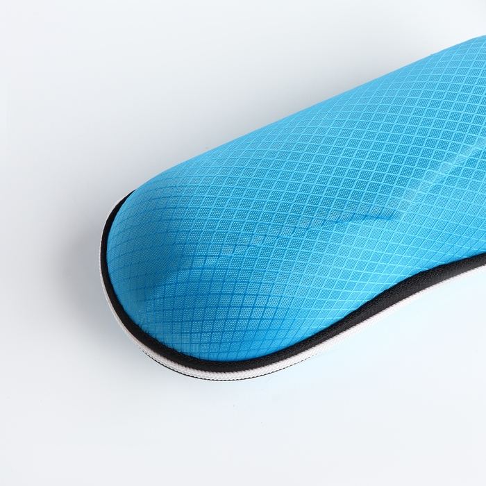 Футляр для очков на молнии, длина 17 см, цвет синий Футляр для очков на молнии, длина 17 см, цвет синий