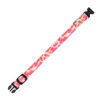 Ошейник с подсветкой Милитари 3 режима свечения размер М, ОШ 32-50 х 2,5 см розовый Ошейник с подсветкой Милитари 3 режима свечения размер М, ОШ 32-50 х 2,5 см розовый