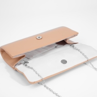 Сумка-клатч на клапане, цвет бежевый Сумка-клатч на клапане, цвет бежевый