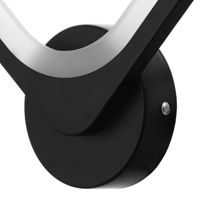 Бра Бра "Ромб" 15Вт LED 4000К черный 22х7,5х26,5 см