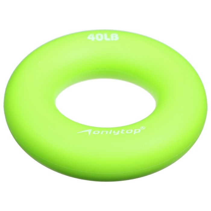 Эспандер кистевой ONLYTOP, 20 кг, цвет зелёный Эспандер кистевой ONLYTOP, 20 кг, цвет зелёный