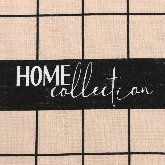 Набор полотенец Доляна "Будь позитивным" 28х46 см - 4 шт, 100% хлопок, вафля 160 г/м2