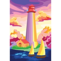Алмазная мозаика с полным заполнением на холсте &laquo;Маяк&raquo;&lrm;, 20 х 30 см