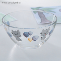 Набор детской посуды Доляна &laquo;Шарик&raquo;, 3 предмета: кружка 200 мл, миска 450 мл, тарелка d=20 см