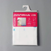 Штора для ванны Доляна &laquo;Капли&raquo;, 180&times;180 см, EVA