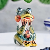 Сувенир &laquo;Лягушка мечта&raquo;, 7 см, цвет, гжель