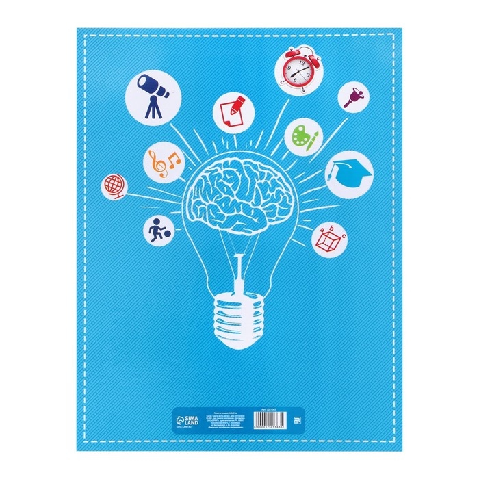 Папка школьная на кольцах &laquo;Портфолио ученика начальной школы&raquo;, 10 листов-разделителей, 24,5 х 32 см.