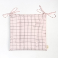 Сидушка Этель "Клетка" 42х42 см, 80% хл, 20% пэ, сатин 110 г/м2