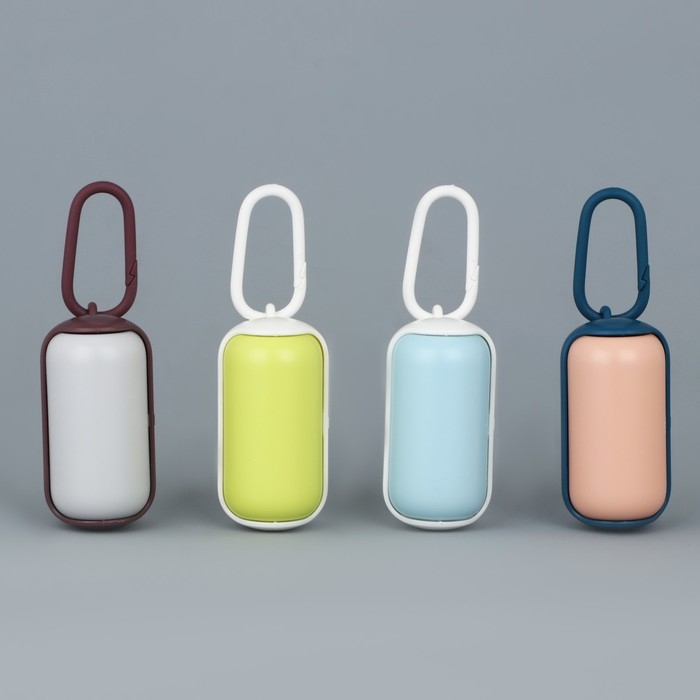 Контейнер с пакетами для уборки за собаками &laquo;Ставлю лайки&raquo;, цвет синий